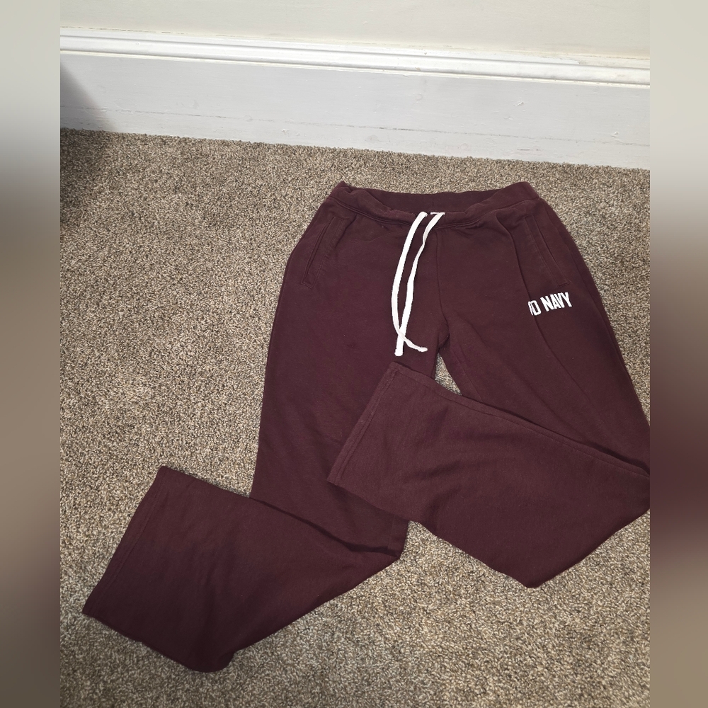 Old Navy Men's Maroon Drawstring Joggers